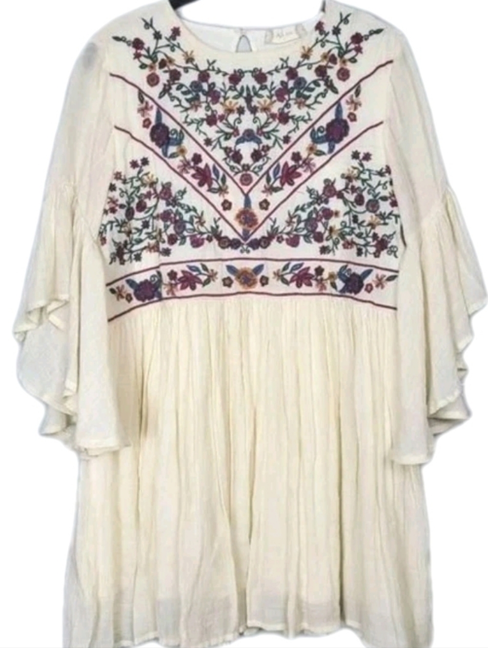 Umgee Boho Bliss Embroirdered Dress Size Small - Picture 4 of 6